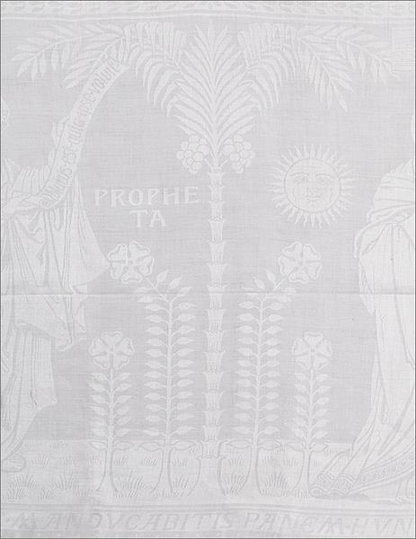 Détail du décor : palmier.
