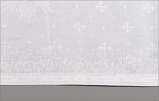 Nappe d'autel n° 4, détail de la bordure.