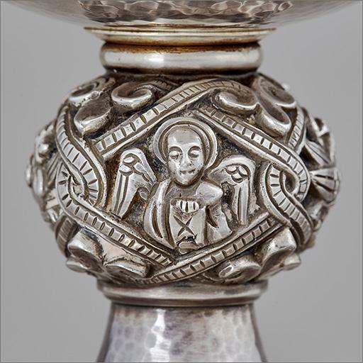 Calice, détail du noeud (Saint Matthieu).