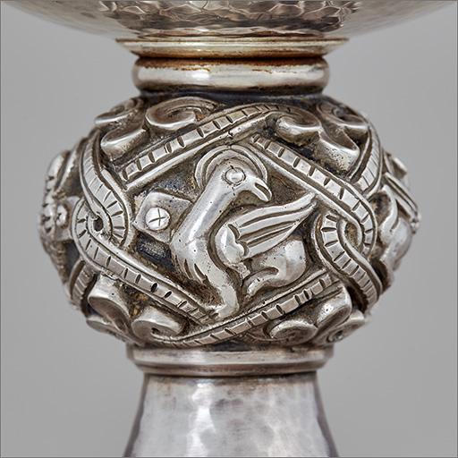 Calice, détail du noeud (Saint Luc).