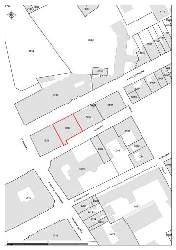 Plan de masse (extrait cadastral).