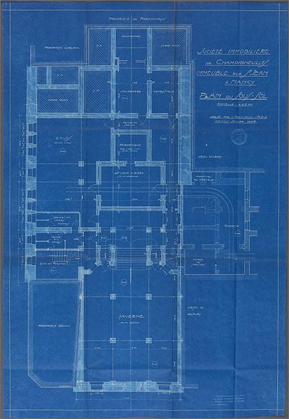 Plan du sous-sol.