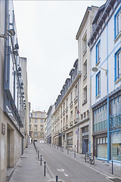 Façade rue Bénit, vue de situation.