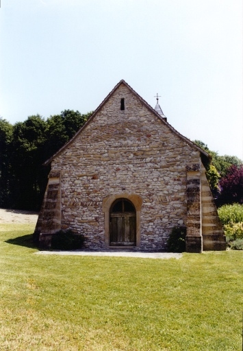 Vue d'ensemble du pignon ouest.