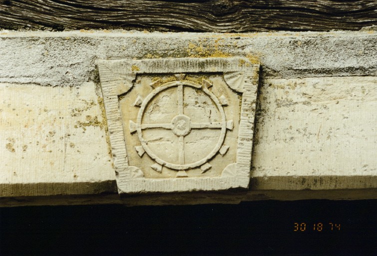 Emblème de meunier : vue de détail.