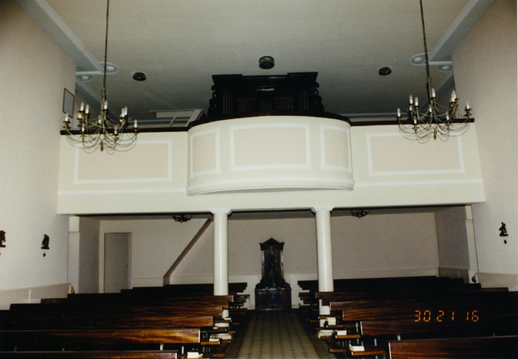 Vue de la tribune d'orgue.