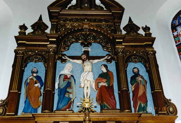 Vue du retable.