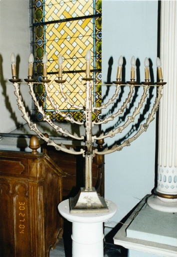 Chandelier de Hanouca, dit menorah