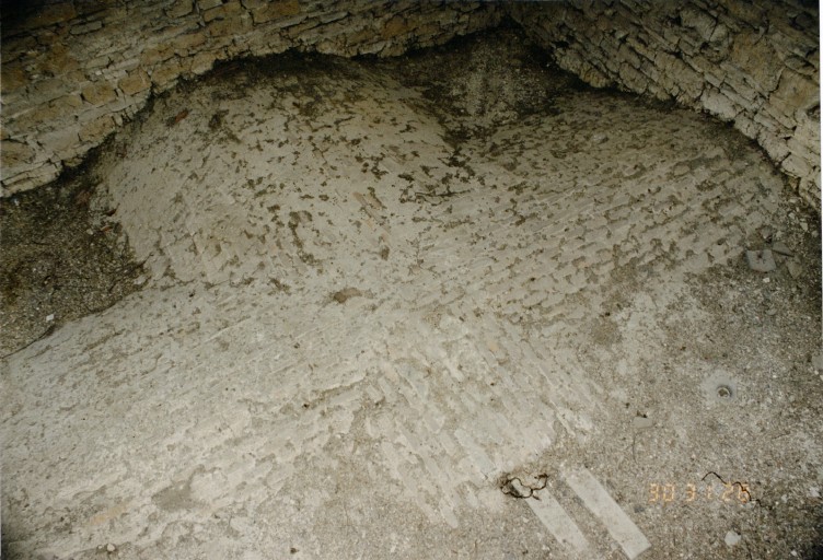 Vue de l'extrados de la voûte de l'ancien choeur.