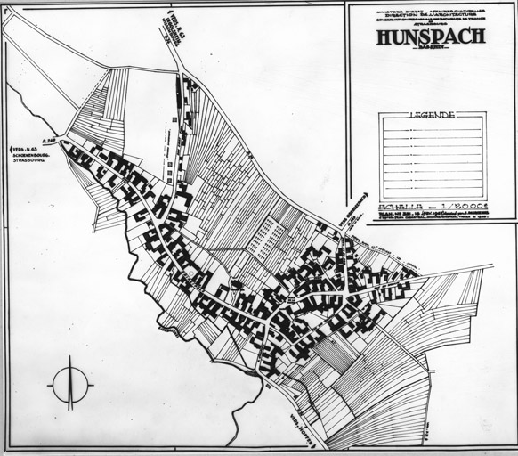Plan cadastral : 1938.
