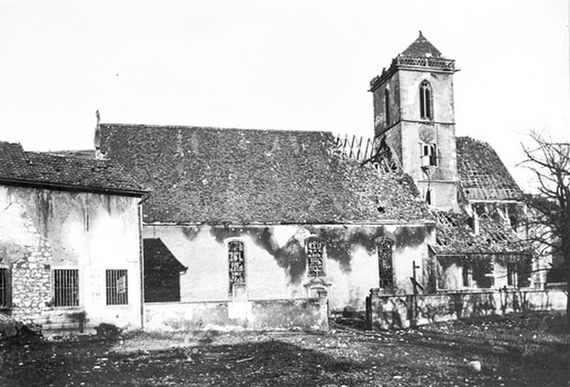 Vue du sud, après 1918.