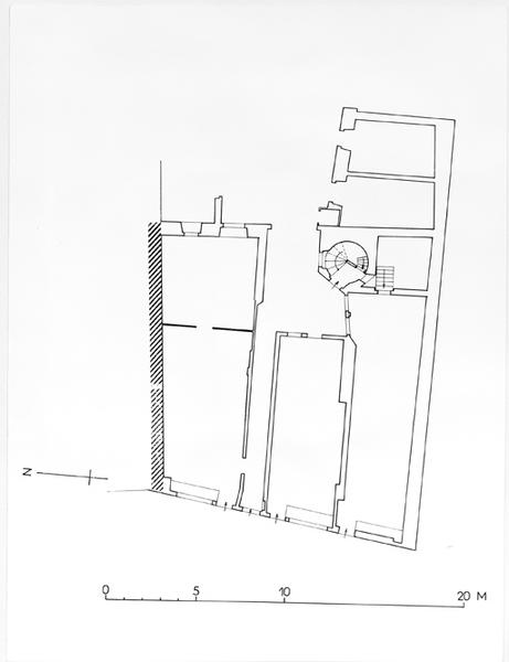 Plan au rez de chaussée.