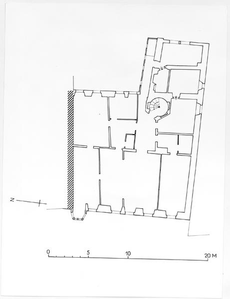 Plan au premier étage.