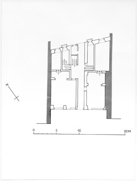 Plan au rez de chaussée.