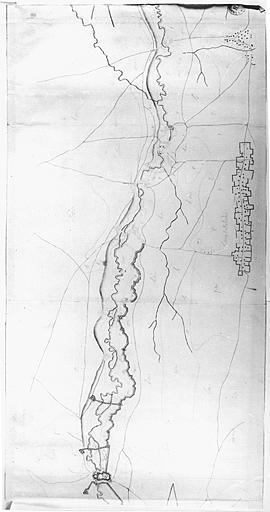 Vue de Schleichtal sur le plan des lignes de la Lauter.