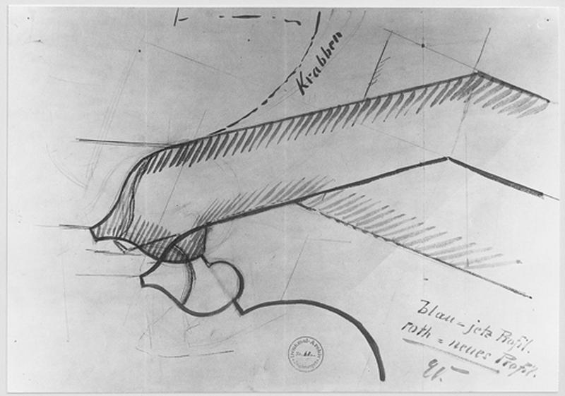 Projet d'exécution d'un larmier.