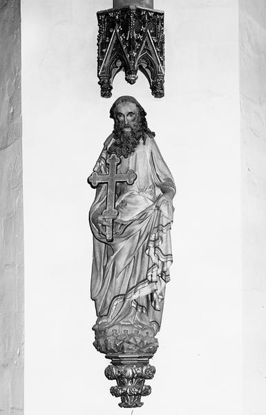 Statue d'applique : saint Philippe