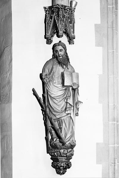 Statue d'applique : saint André