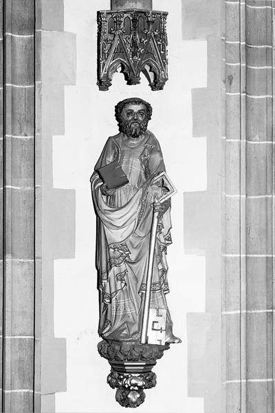 Statue d'applique : saint Pierre