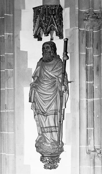 Statue d'applique de Saint Jacques le Majeur (10).