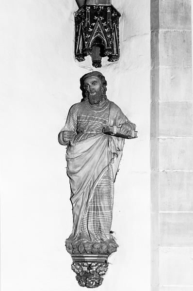 Statue d'applique de Saint Jacques le Mineur (14).