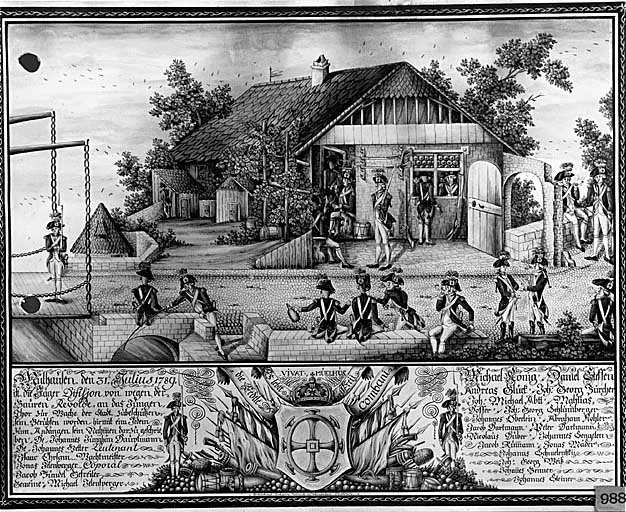 Corps de garde de la porte Jeune.