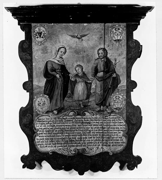 Plaque commémorative : Sainte Famille (No 13)