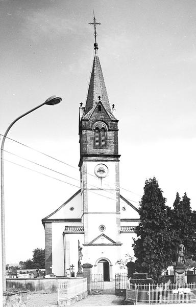 Vue de la façade occidentale.