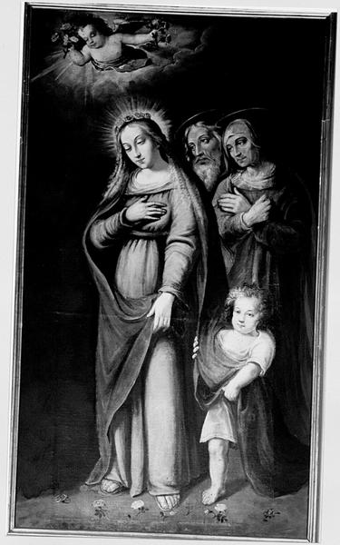 Tableau : Vierge et ses parents