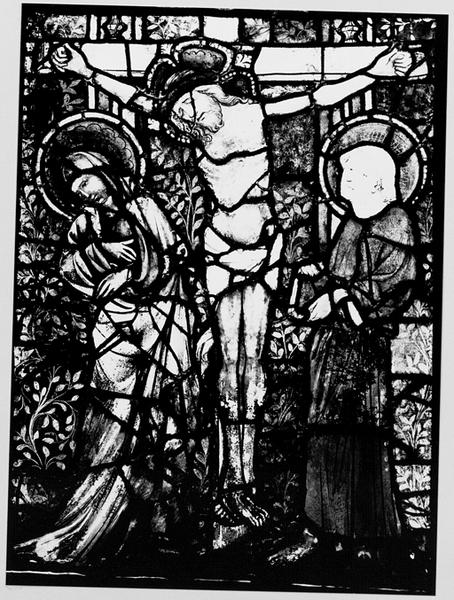 Verrière I : panneau 9b : Crucifixion.