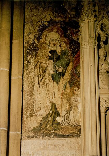 Peinture monumentale : sainte Anne trinitaire