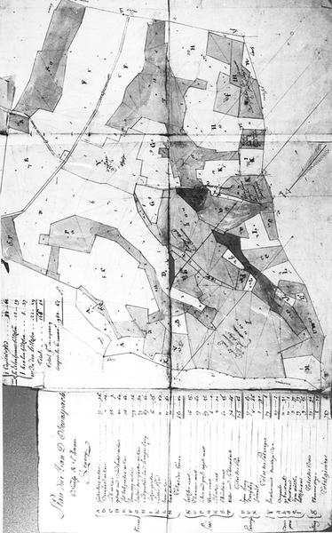 Vue du plan du ban d'Aspach-le-Haut.