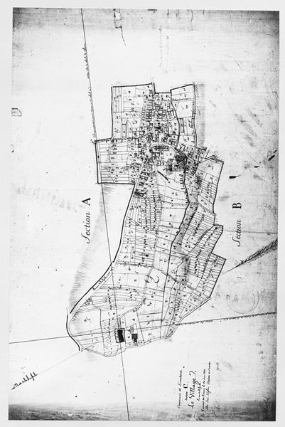 Plan cadastral de 1824, section C.
