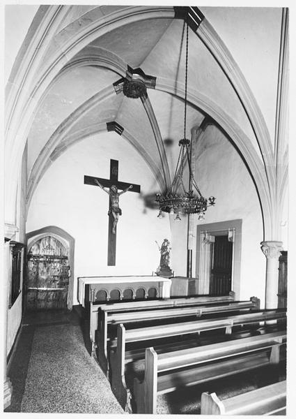 Sacristie ouest (chapelle de la Sainte-Croix), vue d'ensemble du sud-ouest au nord-est.