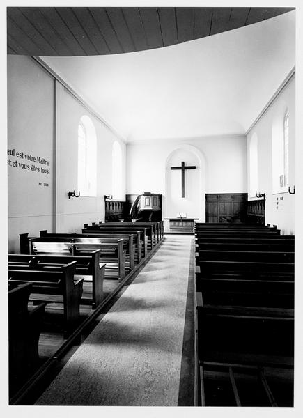 Vue d'ensemble intérieure du temple.