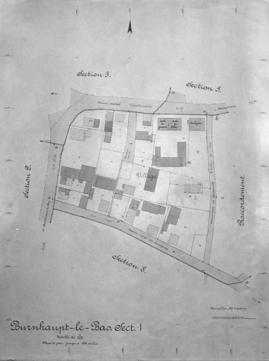 Plan cadastral, section 1.