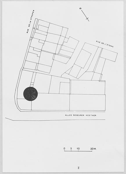 Plan de situation de la Tour des Cigognes.