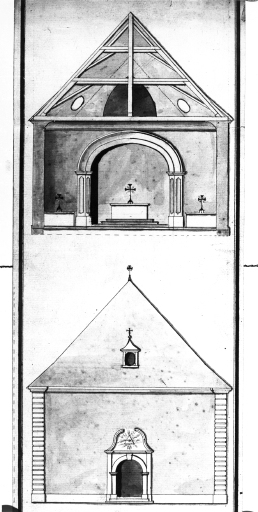 Projet de reconstruction par Chassain,1780.