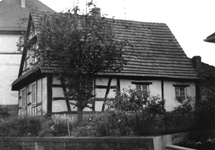 Vue d'un logis de ferme.