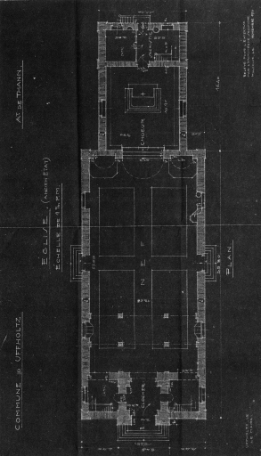 Plan : état ancien; relevé en 1921.