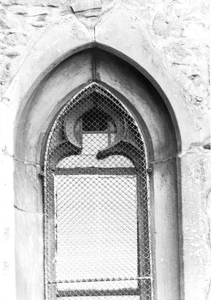 Vue de la baie de la chapelle est de la chaufferie (ancienne chapelle Saint-Michel).