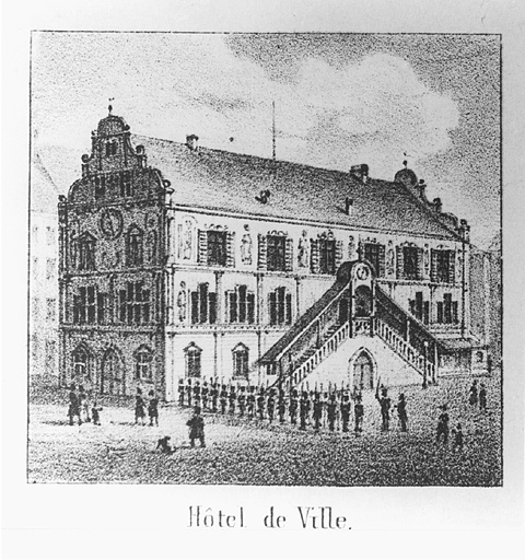 Vue de l'hôtel de Ville.