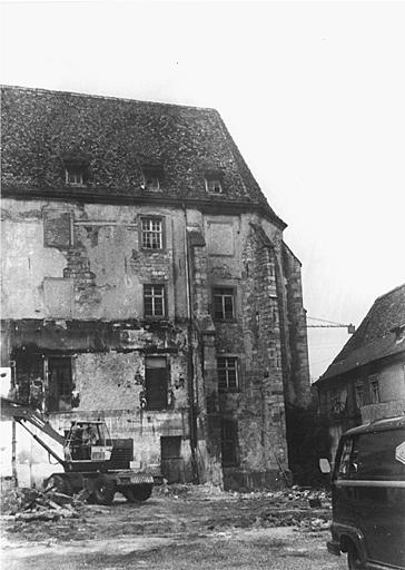 Vue de l'élévation sud du choeur.