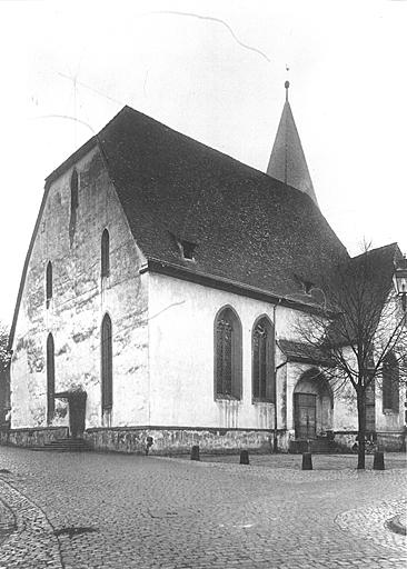 Vue ancienne depuis le sud-ouest.