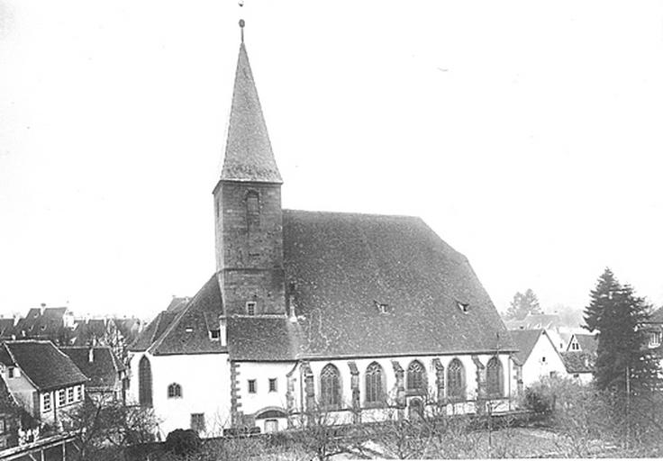 Vue ancienne depuis le nord-est.