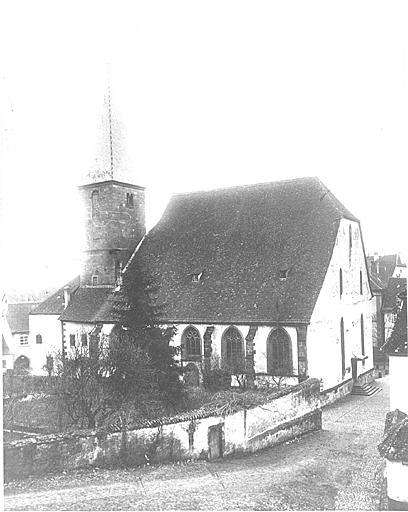 Vue ancienne depuis le nord-ouest.