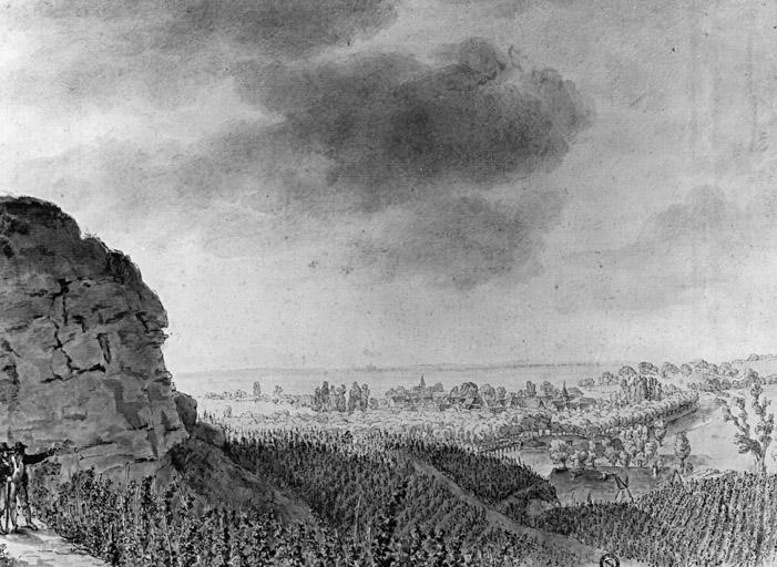 Vue prise de la campagne Flocken, ancienne propriété de Ed. Guérin.
