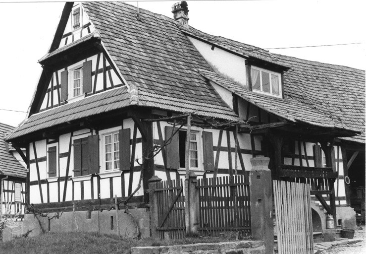 Ferme, Berger (rue du) 19. Vue du logis.