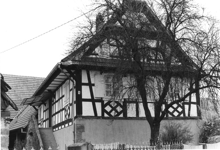 Ferme, Principale (rue) 13. Elévations sur cour.