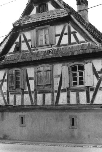 Ferme, Principale (rue) 9. Le logis, élévation sur rue.